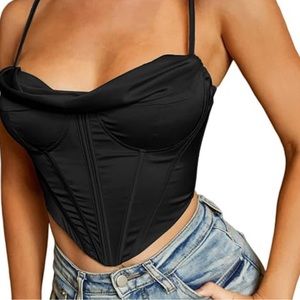 Black corset top